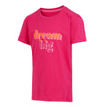 Pinker Trank - Side - Regatta - "Bosley VII Dream Big" T-Shirt für Kinder