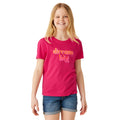 Pinker Trank - Lifestyle - Regatta - "Bosley VII Dream Big" T-Shirt für Kinder