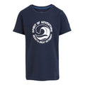 Marineblau - Front - Regatta - "Bosley VII" T-Shirt für Kinder