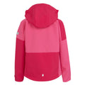 Flamingo-Rosa-Pinker Trank - Back - Regatta - "Acidity VII" Softshelljacke für Kinder