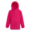 Pinker Trank - Front - Regatta - "Fayley" Fleecejacke mit Kapuze für Kinder