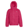 Pinker Trank - Back - Regatta - "Hillpack II" Steppjacke mit Kapuze für Kinder