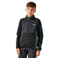 Mittelgrau-Schwarz - Lifestyle - Regatta - "Highton III" Fleecejacke für Kinder