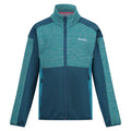 Tahoeblau-Leuchtend Blau - Front - Regatta - "Highton III" Fleecejacke für Kinder