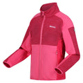 Flamingo-Rosa - Side - Regatta - "Highton III" Fleecejacke für Kinder