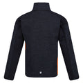 Marineblau-Persimmon - Back - Regatta - "Highton III" Fleecejacke für Kinder