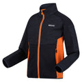 Marineblau-Persimmon - Side - Regatta - "Highton III" Fleecejacke für Kinder