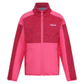 Flamingo-Rosa - Front - Regatta - "Highton III" Fleecejacke für Kinder