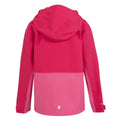 Pinker Trank-Flamingo-Rosa - Back - Regatta - "Highton V" Hoodie mit durchgehendem Reißverschluss für Kinder