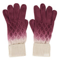 Rot-Helles Vanillegelb - Front - Regatta - Damen Ombre - Handschuhe "Frosty VIII"