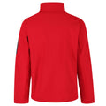 Rot-Dunkelgrau - Back - Regatta Standout Herren Arcola Softshell-Jacke, 3-lagig, wasserdicht, atmungsaktiv