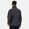 Dunkelgrau-Schwarz - Back - Regatta Standout Herren Arcola Softshell-Jacke, 3-lagig, wasserdicht, atmungsaktiv