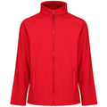 Rot - Front - Regatta Uproar Herren Softshell-Fleecejacke, windabweisend