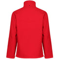 Rot - Back - Regatta Uproar Herren Softshell-Fleecejacke, windabweisend