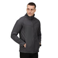 Dunkelgrau - Side - Regatta Uproar Herren Softshell-Fleecejacke, windabweisend