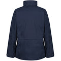 Marineblau - Back - Regatta Damen Beauford Performance-Jacke, isoliert, wasserfest, winddicht