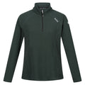 Dunkles Graugrün - Front - Regatta Great Outdoors Damen Fleece-Top Montes mit 1-4-Reißverschluss