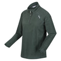 Dunkles Graugrün - Side - Regatta Great Outdoors Damen Fleece-Top Montes mit 1-4-Reißverschluss