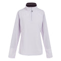 Helles Flieder - Front - Regatta Great Outdoors Damen Fleece-Top Montes mit 1-4-Reißverschluss