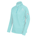 Türkis - Side - Regatta Great Outdoors Damen Fleece-Top Montes mit 1-4-Reißverschluss