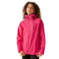 Pinker Trank-Weiß - Side - Regatta Damen Shelljacke Birchdale, wasserfest