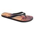 Rotorange Palme - Back - Regatta Herren Flip Flops Bali