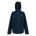 Marineblau - Front - Regatta Herren Jacke Birchdale mit Kapuze, wasserfest