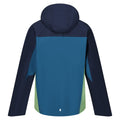 Leuchtend Blau-Marineblau - Back - Regatta Herren Jacke Birchdale mit Kapuze, wasserfest