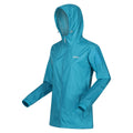 Tahoeblau - Side - Regatta Damen Regenjacke Pk It Jkt III mit Kapuze, wasserfest