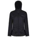 Schwarz - Front - Regatta - "Pack It III" Jacke, wasserfest für Damen