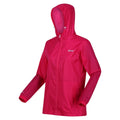 Pinker Trank - Side - Regatta - "Pack It III" Jacke, wasserfest für Damen