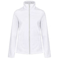 Weiß-Hellgrau - Front - Regatta - "Ablaze" Softshelljacke Zum Bedrucken für Damen