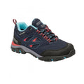 Navy-Koralle - Front - Regatta Kinder Wanderschuhe Holcombe Low