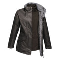 Schwarz - Front - Regatta - "Benson III" Jacke 3 in 1 für Damen