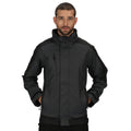 Dunkelgrau-Schwarz - Front - Regatta Herren Shelljacke, wasserdicht