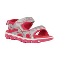 Silber-Rosa - Front - Regatta Kinder Kota Drift Sandale