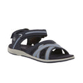 Marineblau-Himmelblau - Front - Regatta - Damen Sandalen "Santa Clara", Nubukleder