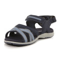 Marineblau-Himmelblau - Close up - Regatta - Damen Sandalen "Santa Clara", Nubukleder