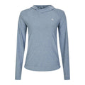 Regen Gewaschenes Blau meliert - Front - Dare 2B Damen Kapuzenpullover Sprint City besonders leicht