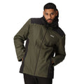 Dunkel-Khaki-Schwarz - Side - Regatta Herren Outdoorjacke Thornridge II