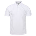 Weiß - Front - Regatta Herren Poloshirt Sinton leicht, kurzärmlig