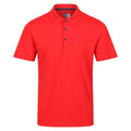 Feuerrot - Front - Regatta Herren Poloshirt Sinton leicht, kurzärmlig