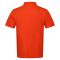 Rost-Orange - Back - Regatta Herren Poloshirt Sinton leicht, kurzärmlig