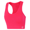 Neon-Pink - Side - Dare 2b Damen Sport-BH Dont Sweat It