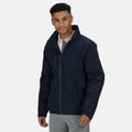 Marineblau - Back - Regatta - "Honestly Made" Softshelljacke für Herren