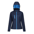 Marineblau-Graublau - Front - Regatta - "Venturer" Softshelljacke Dreilagige Membrane für Damen