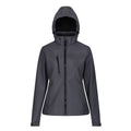 Mittelgrau-Schwarz - Front - Regatta - "Venturer" Softshelljacke Dreilagige Membrane für Damen