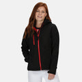 Schwarz-Rot - Back - Regatta - "Venturer" Softshelljacke Dreilagige Membrane für Damen