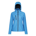 Graublau-Marineblau - Front - Regatta - "Venturer" Softshelljacke Dreilagige Membrane für Damen