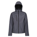 Mittelgrau-Schwarz - Front - Regatta - "Venturer" Softshelljacke, Dreilagige Membrane für Herren